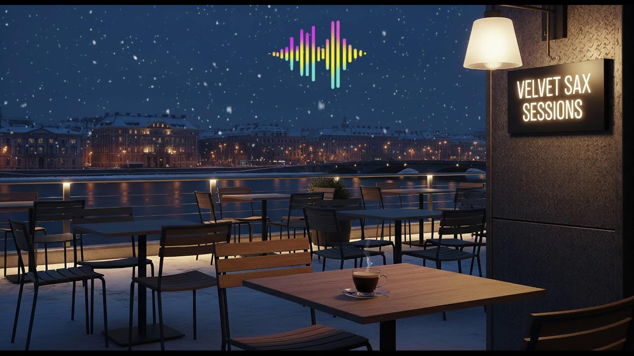 New York Rainy Night Jazz ☕🌆 Cozy Coffee Shop Ambience for Deep Work & Study