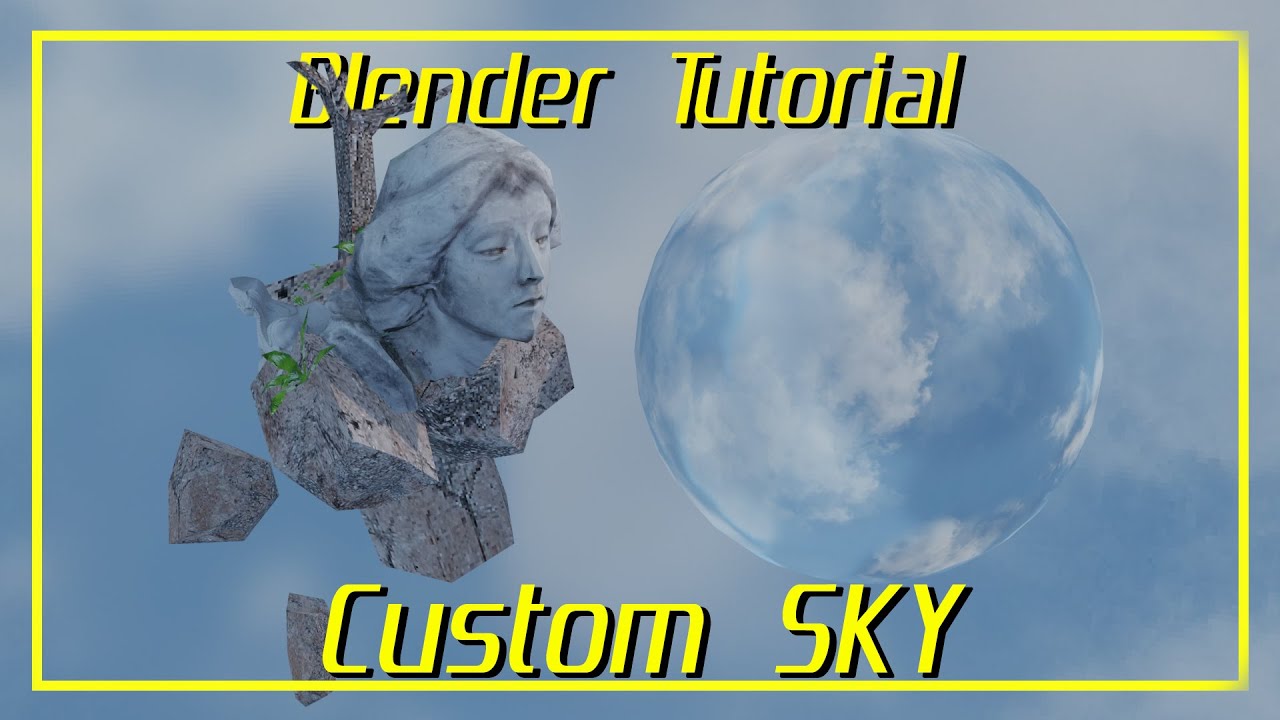 How to paint a CUSTOM SKY | Blender PS1 Tutorial