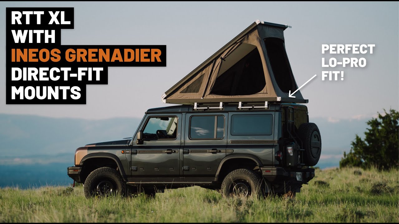 The Ultimate Ineos Grenadier Rooftop tent: Direct fit mount from GFC
