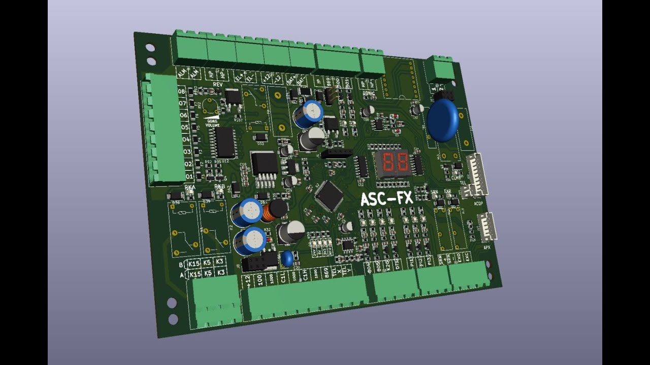 Kicad Timelapse (ASC-FX Routing)