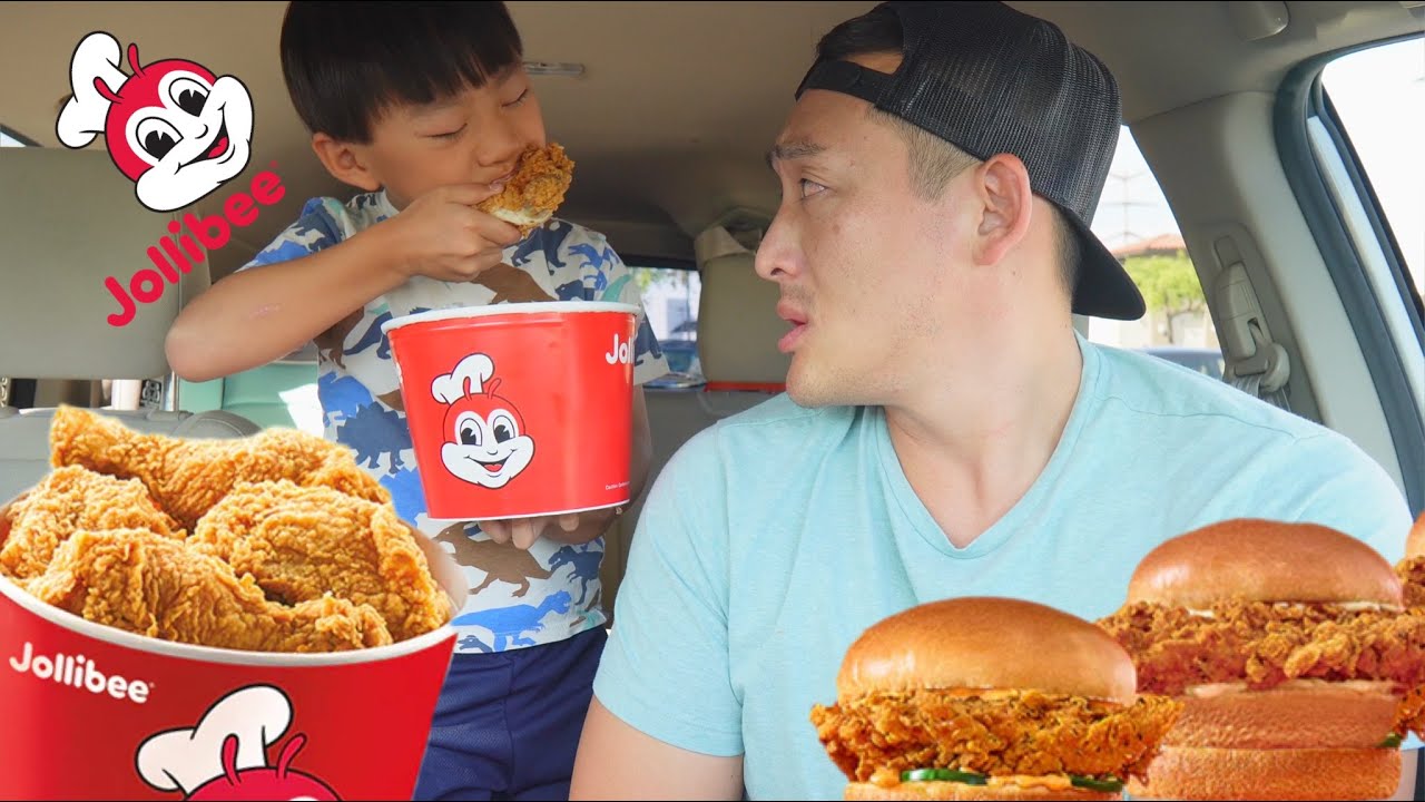 JOLLIBEE!! ChickenJoy, Chicken Sandwich, Spaghetti + more!