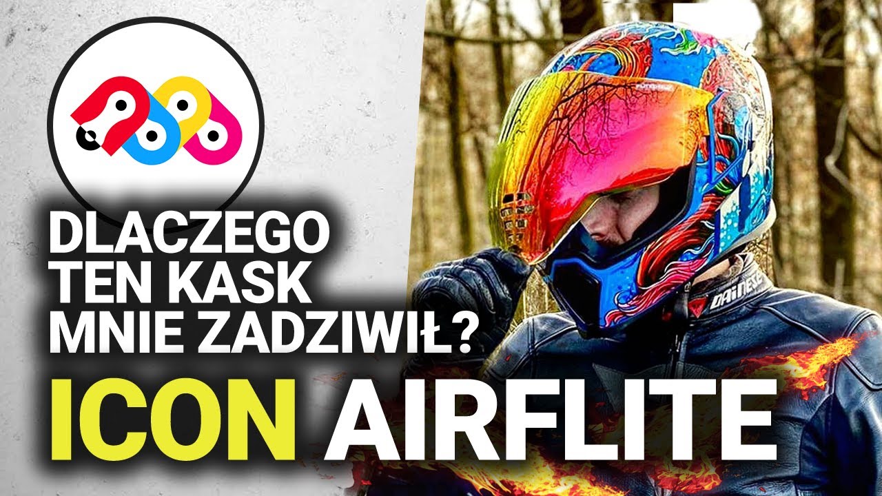 ICON AIRFLITE - kask motocyklowy z charakterem