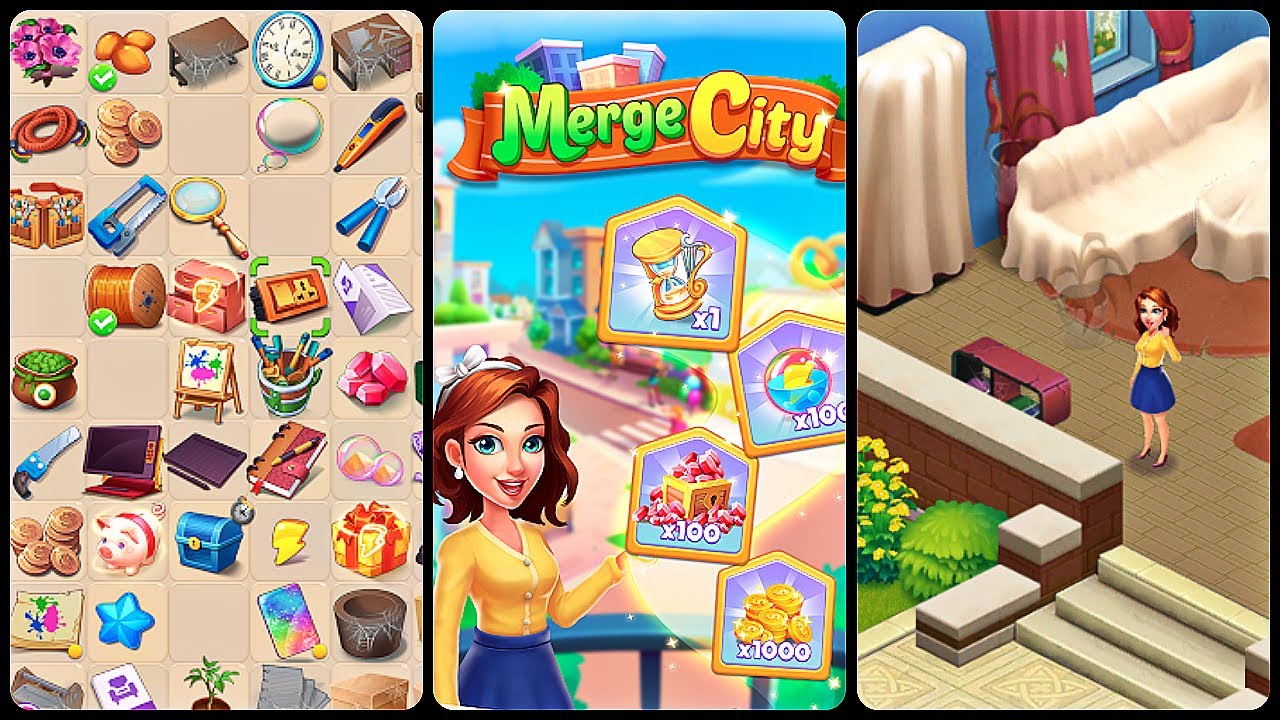 Merge City - Decor Mansion, Manor, Villa Games (Early Access) (Gameplay Android)