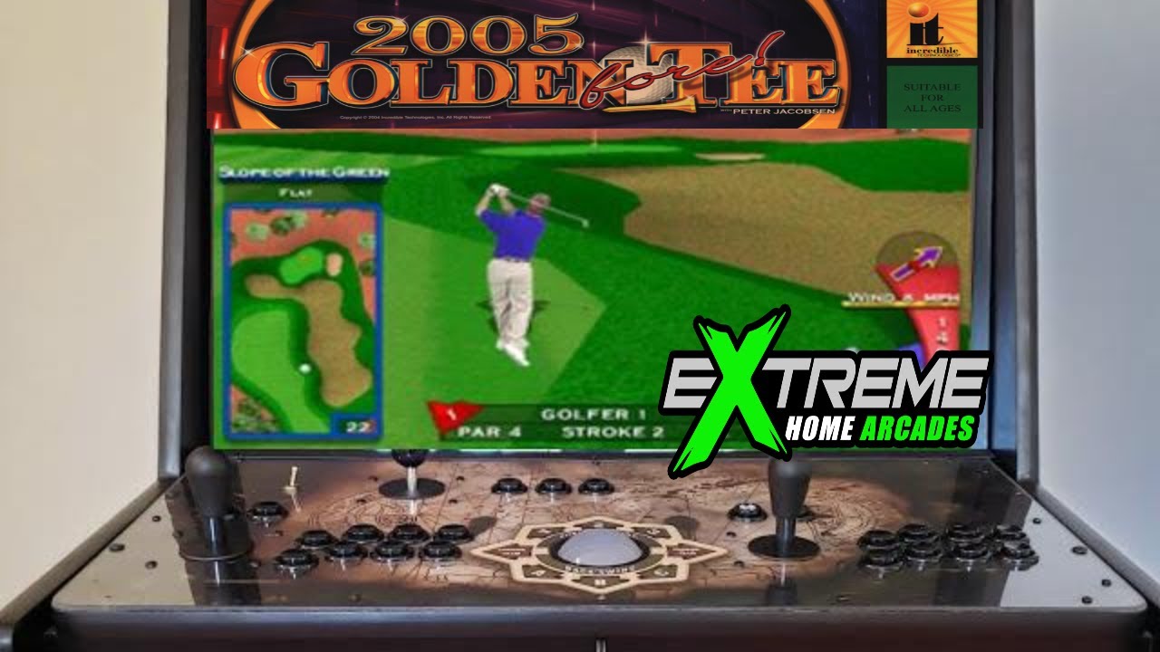Golden Tee 2005 Game Play / Extreme Home Arcades
