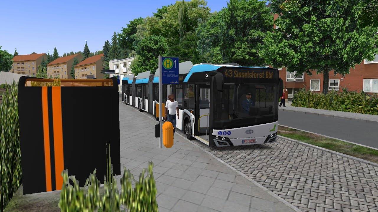 Omsi 2 - Städtedreieck V3 - Linie 43 - Solaris Urbino IV 24 electric