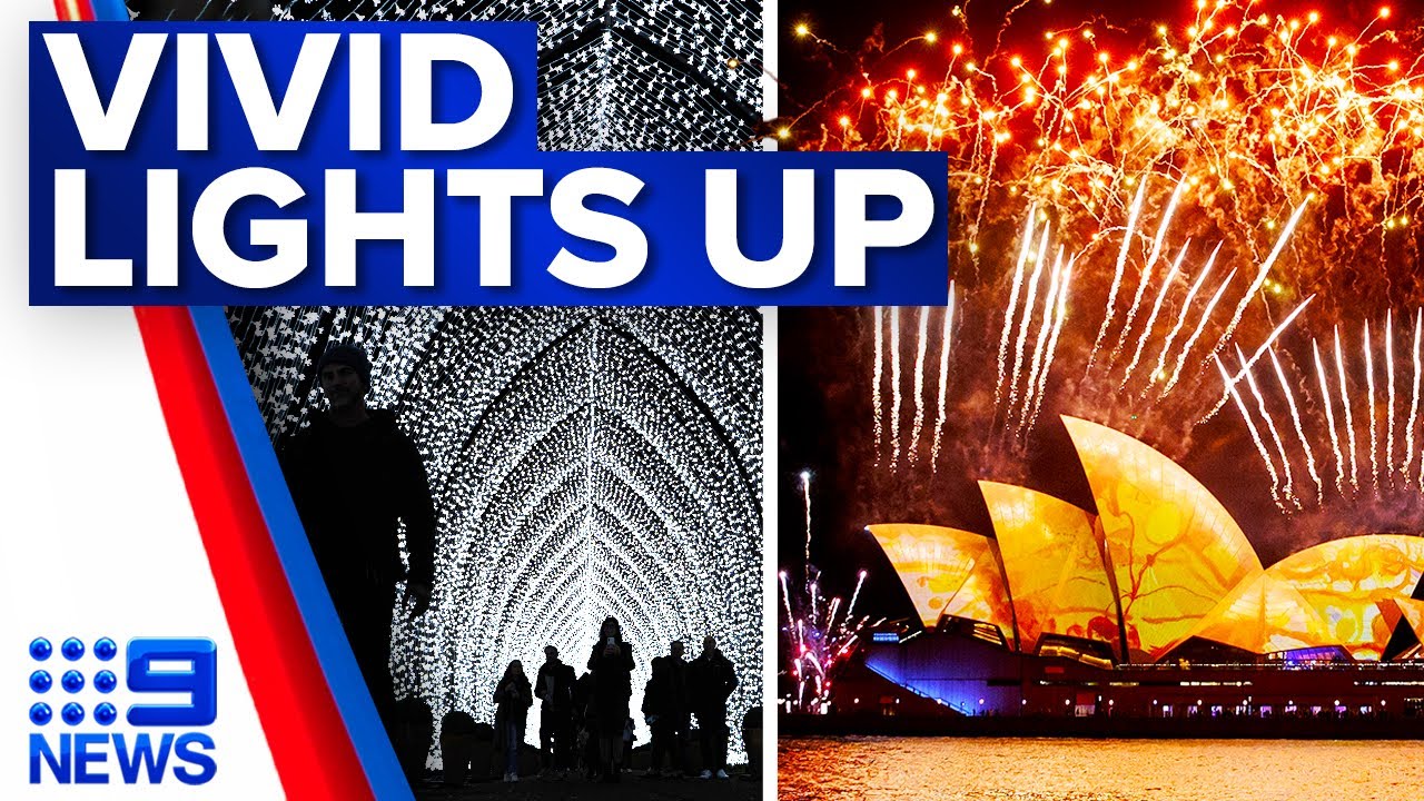 Vivid Sydney lights up with &lsquo;biggest&rsquo; program ever | 9 News Australia