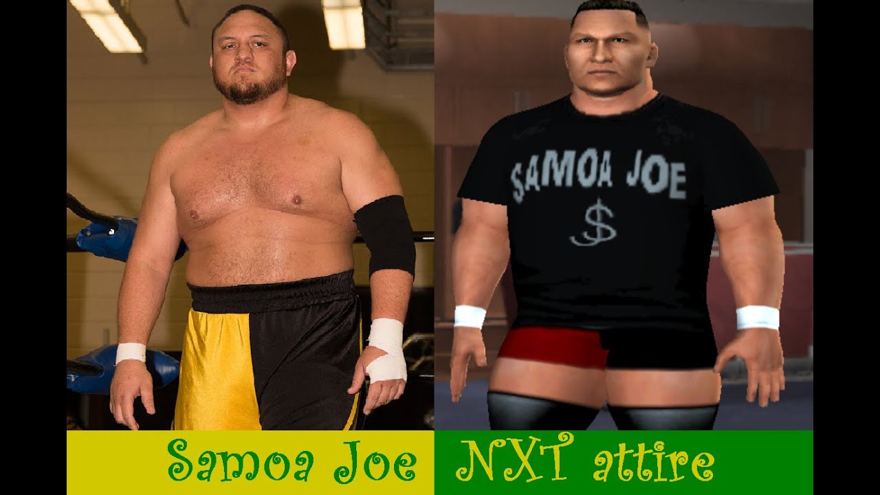 How to create Samoa Joe in SvR 2011 PS2