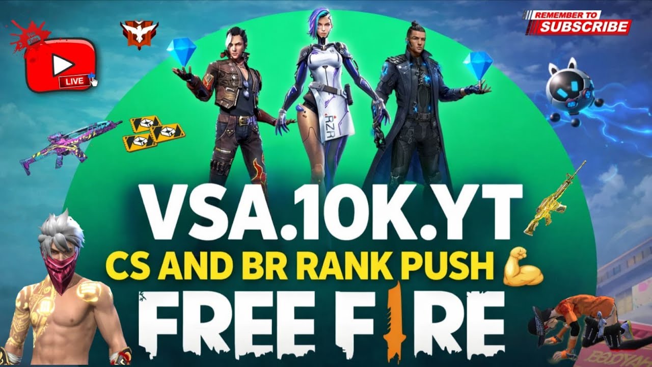 VSA.10K.YT. TAMILAN LIVE ON CS AND BR RANK PUSH 💪🫷