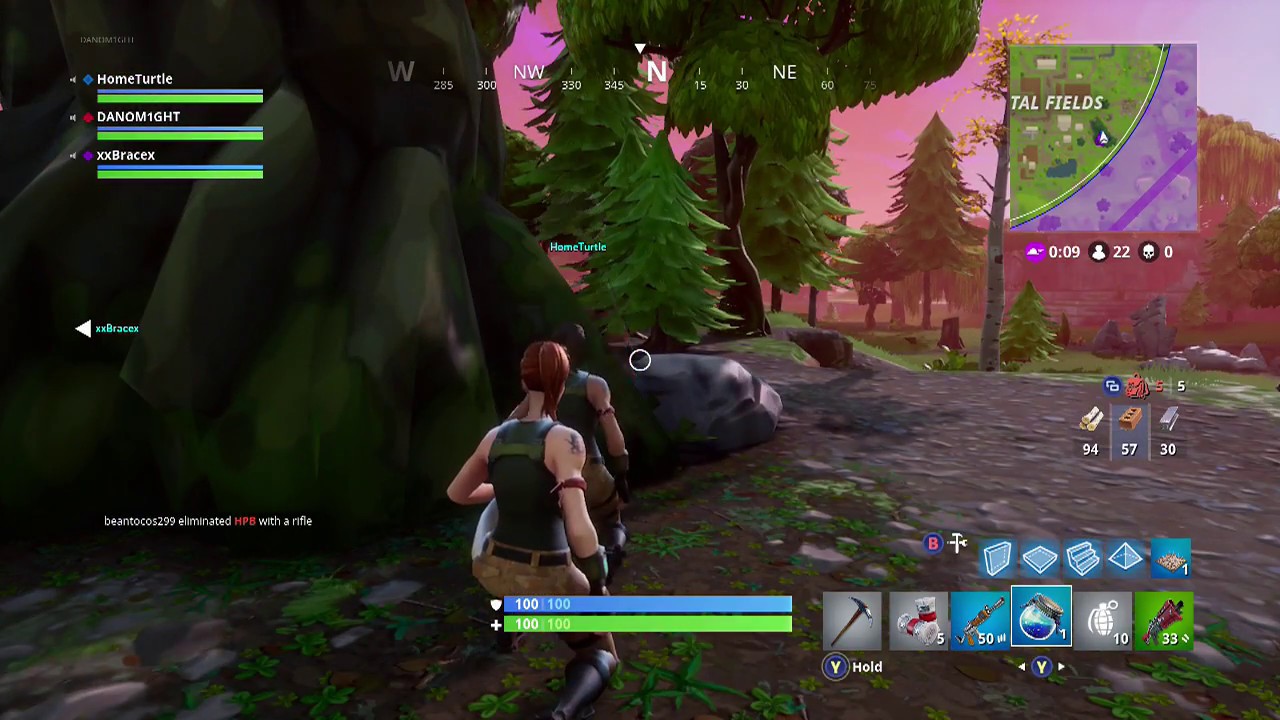 Fortnite Battle Royale Squad Win #5!