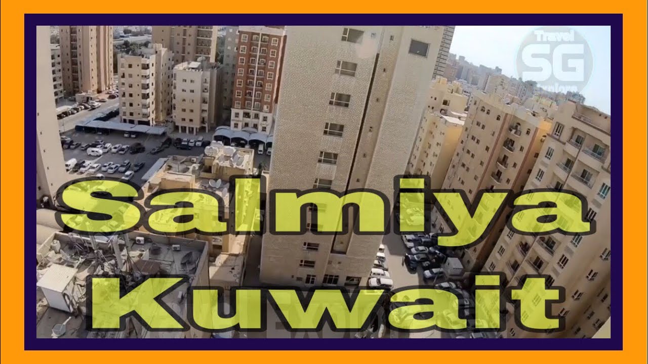 Salmiya, Block 10 Kuwait, Aerial View of Buildings