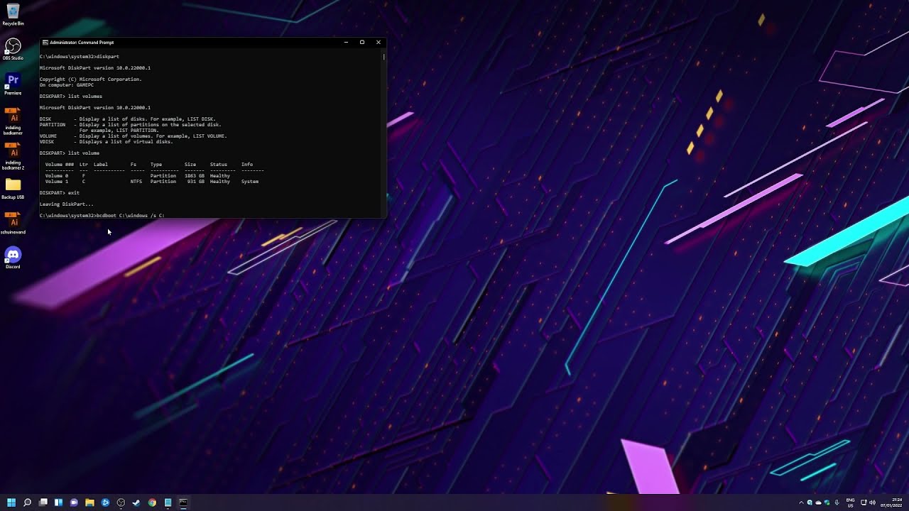 HOW TO FIX: Windows 10/11 won't boot without second harddrive