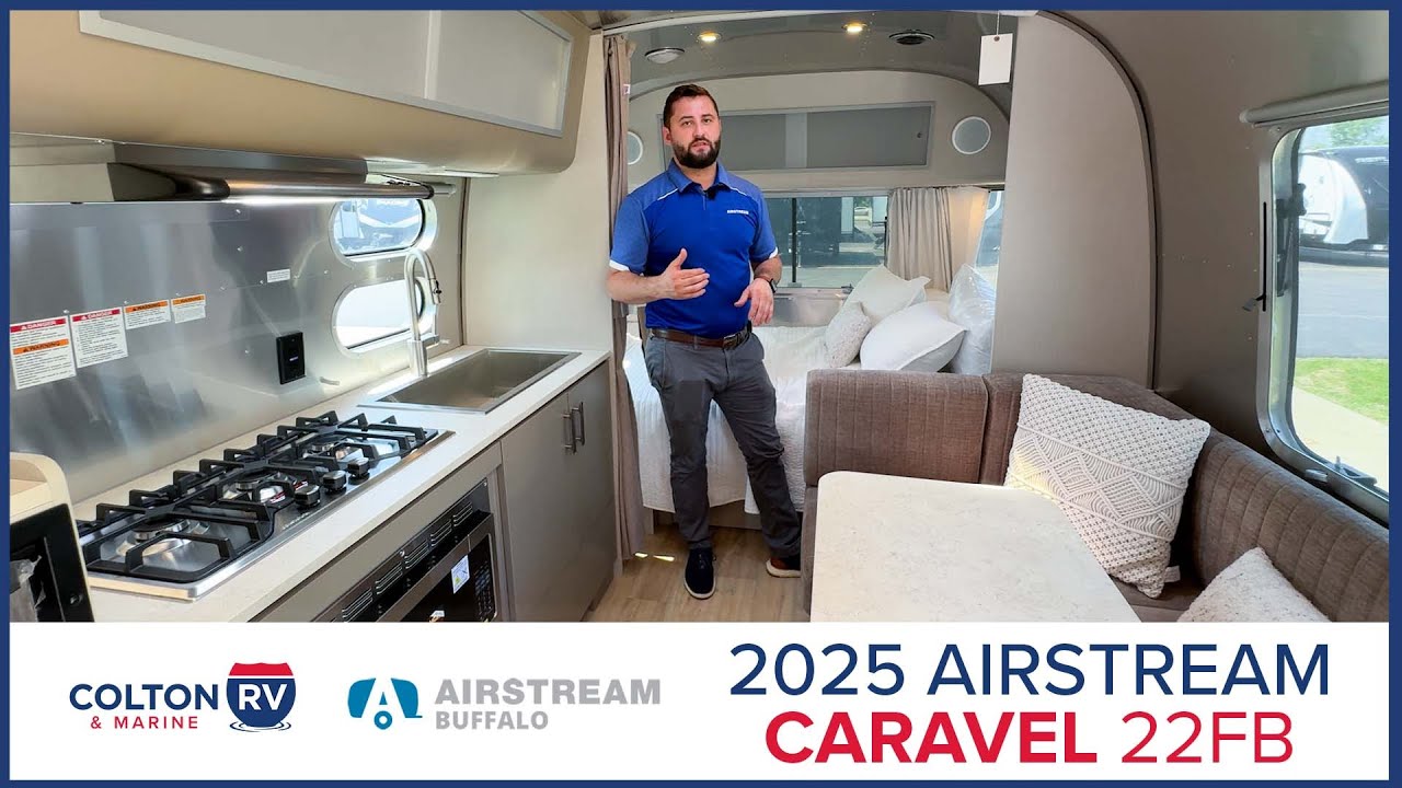 2025 Airstream Caravel 22FB Travel Trailer Tour