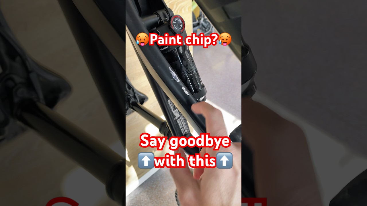 🛠️Как отремонтировать скол краски на велосипеде без перекраски✨✅ 
