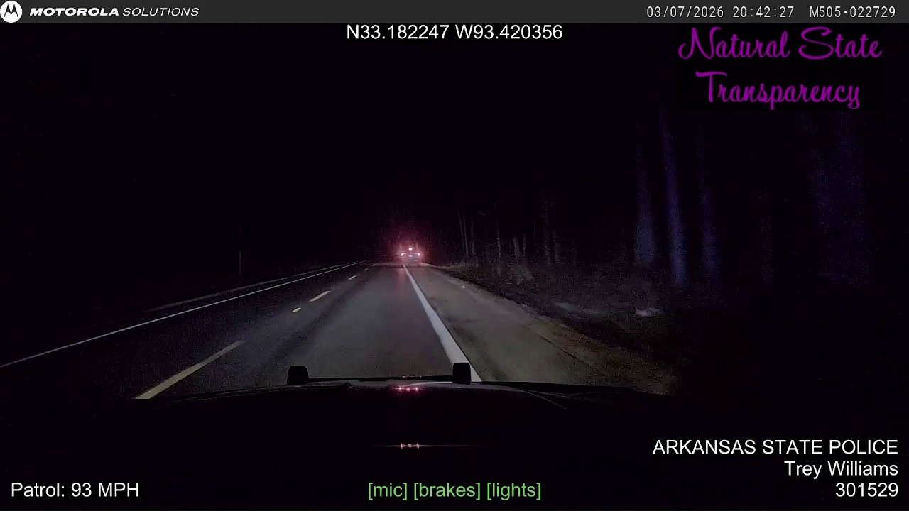 Pursuit US-371/Columbia 12 Magnolia Columbia Co Arkansas State Police Troop G Traffic Series Ep 1844