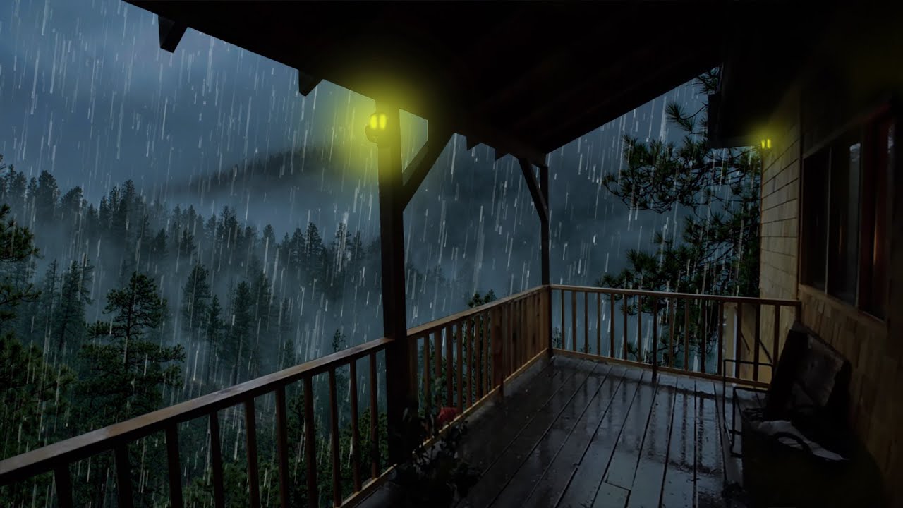 Lluvia Relajante Para Dormir - Sonido de Lluvia y Truenos - Rain Sound for Sleeping, ASMR 186