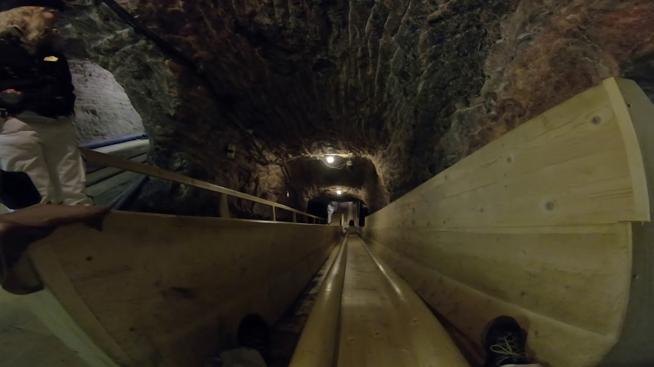 Salzbergwerk Altaussee Rutsche 2018 POV Onride