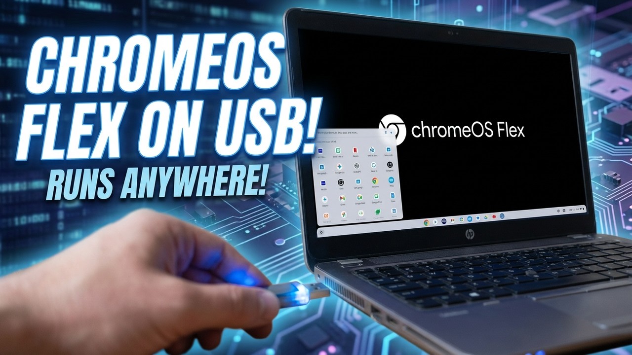 How to install Chrome OS Flex on a USB Flash