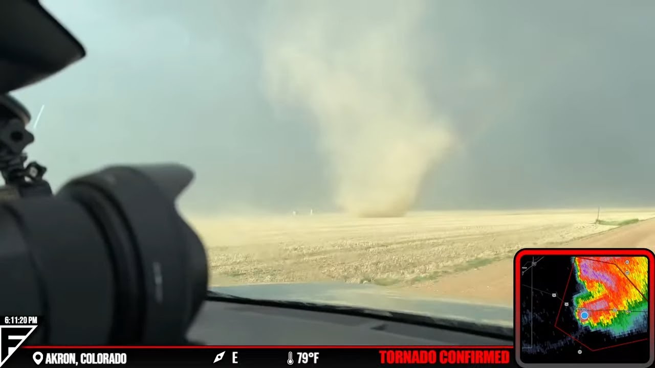 Incredible Dusty Tornadoes In Colorado - Live As It Happened - We Intercepted One