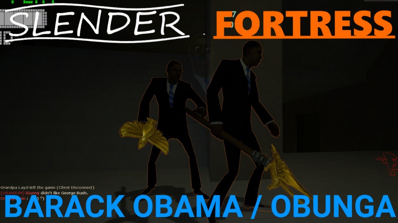 Slender Fortress - Barack Obama / Obunga [US President / Garry's Mod Nextbot | Re-Added Boss]