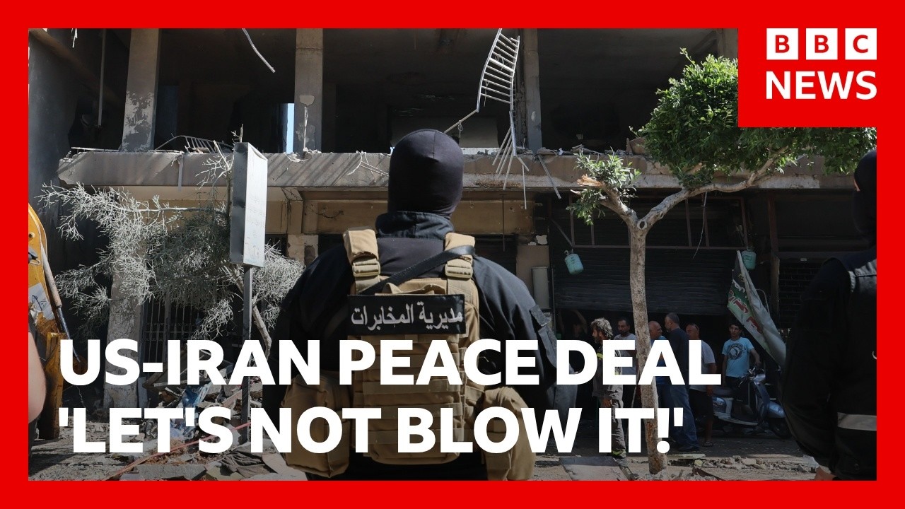 'Let's not blow it!' Trump says after Israel strikes Beirut | BBC News