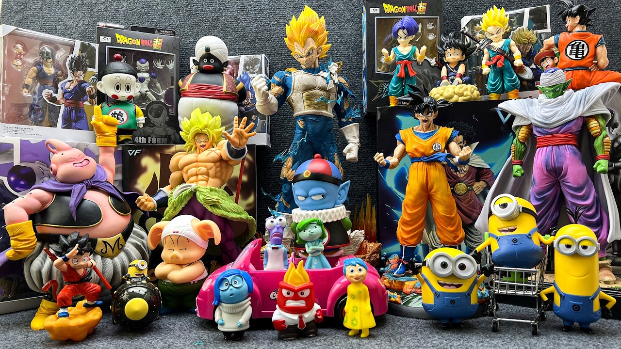 Распаковка огромной коробки с игрушками Dragon Ball Super 2026: Броли, Вегета - Супер Сайян Сон Гоку