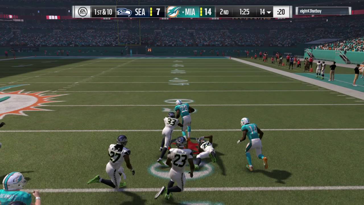 Madden 17 adrian peterson 86 yard td