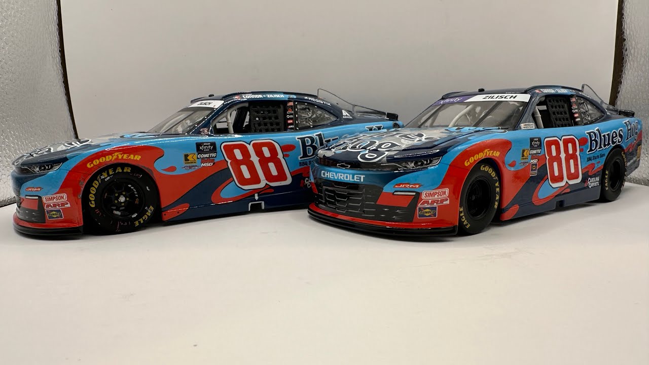 Review: 2025 Connor Zilisch & Kyle Larson #88 Blues Hog BBQ Texas Win Chevy 1/24 NASCAR Diecast