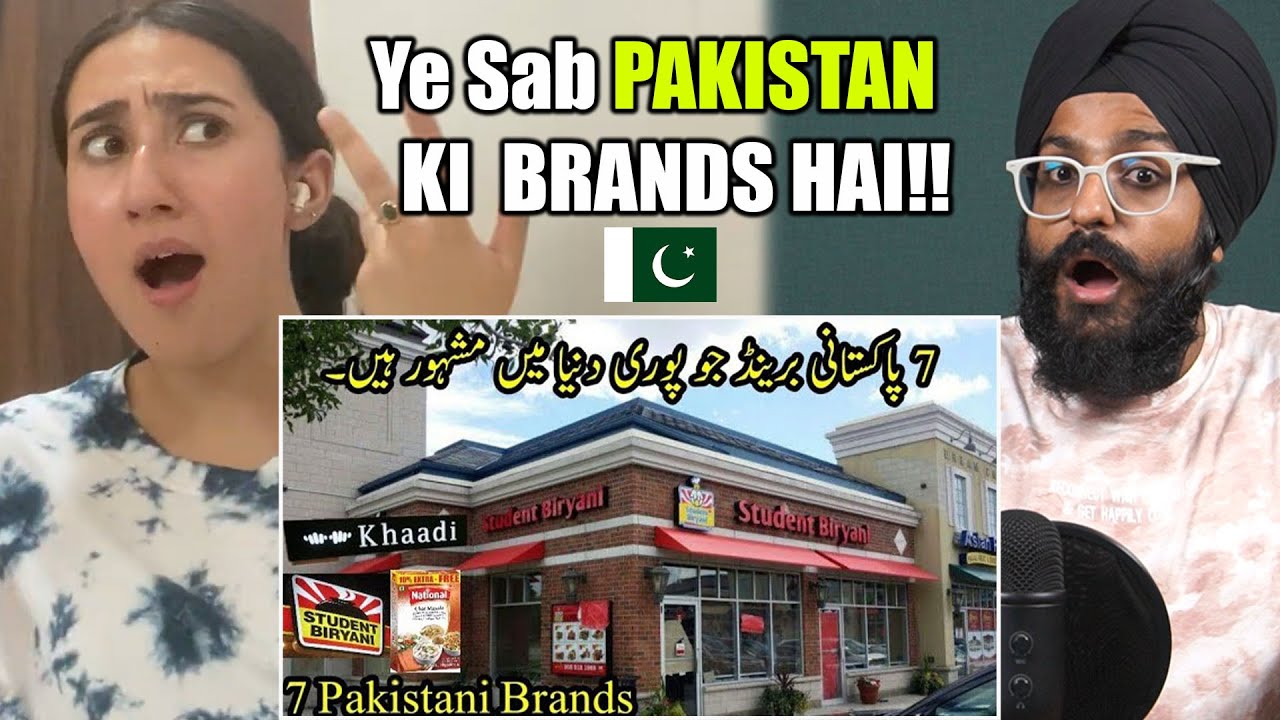 Indian Reaction to 7 Pakistani Brands Famous In The World | Raula Pao