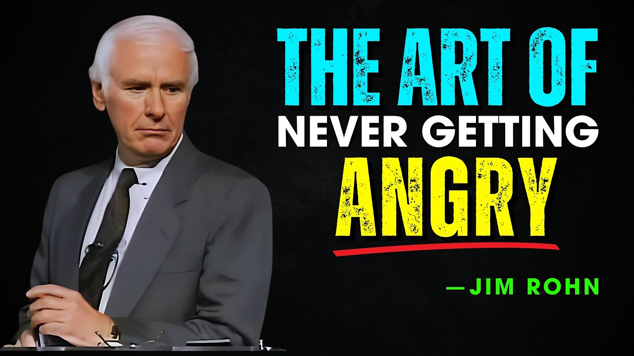 Master The Art Of Never Getting Angry - Jim Rohn Motivation