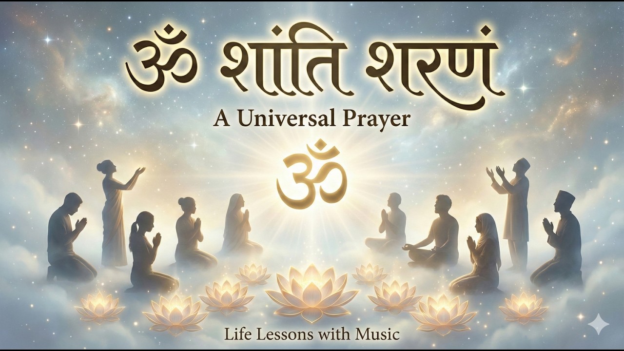 “ॐ शांति शरणं”| Om Shanti Sharanam – A Universal Prayer for Peace | Life lessons with Music