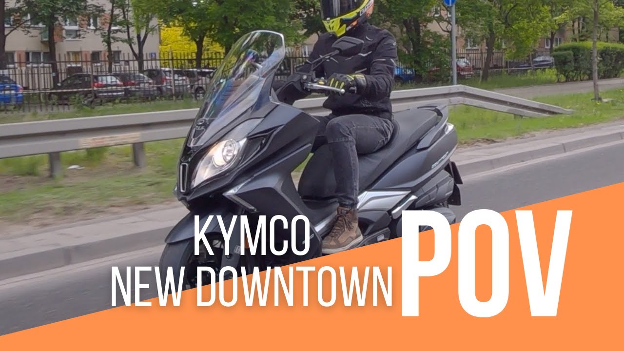 Kymco New Downtown 350i - POV | 4K