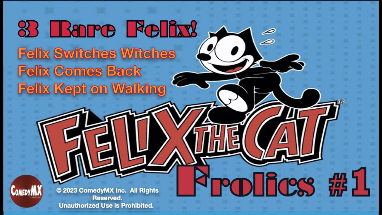 Felix the Cat Frolics #1 | 3 Classic Cartoons