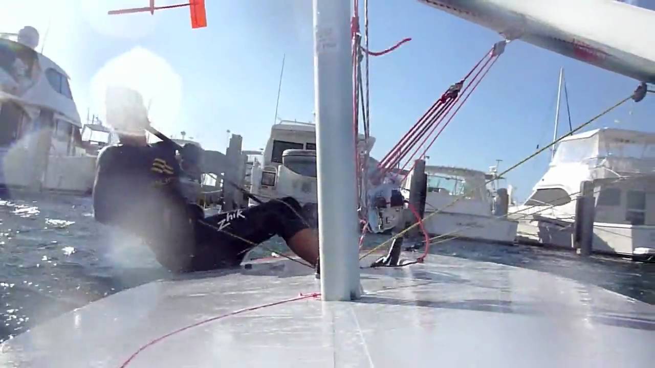Fremantle laser sailing