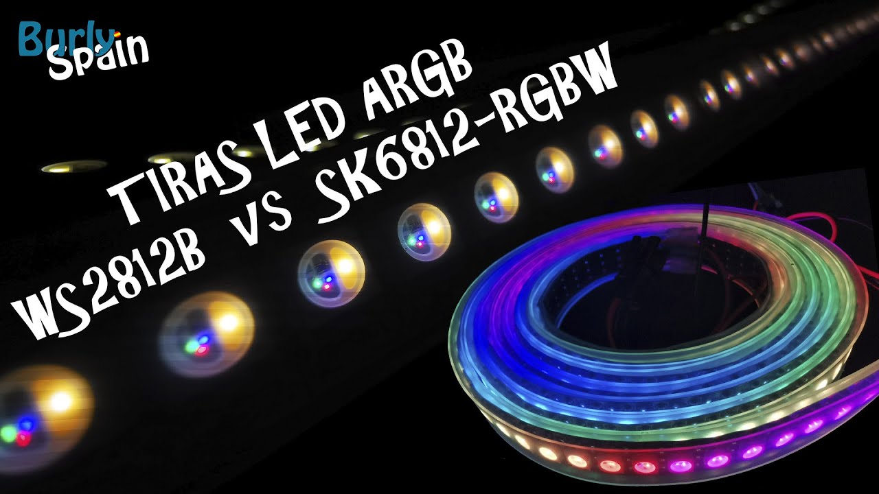 ¡El ARGB se queda en blanco! Tiras LED WS2812B vs SK6812-RGBW