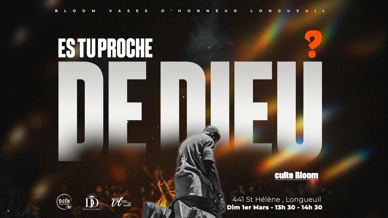 CULTE BLOOM : Es-tu proche de Dieu? II | AP Samuel EGUE | 08/03/2026