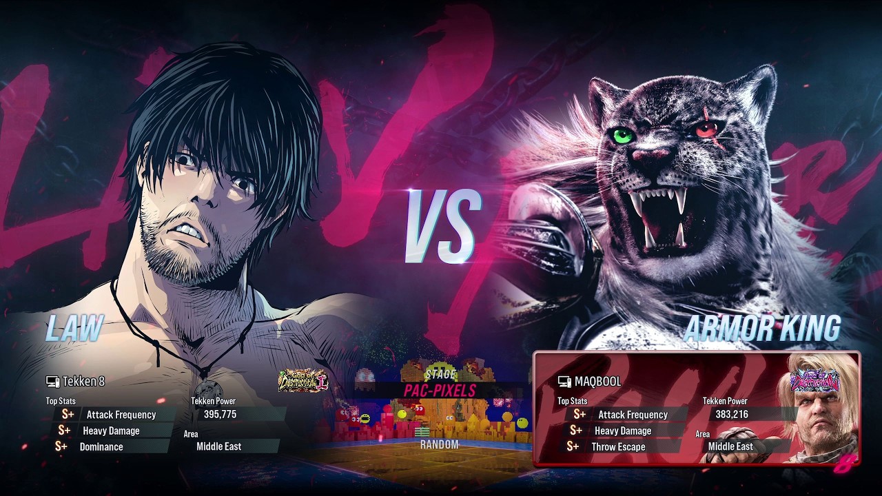 BSK (Law) VS Maqbool (Armor King) Tekken 8 Ranked