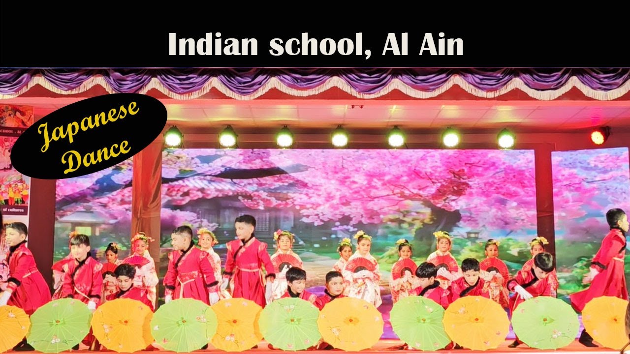 Japanese dance by kids | Indian School, Al Ain |Annual Day 2025 | Leena's Bag of Surprises