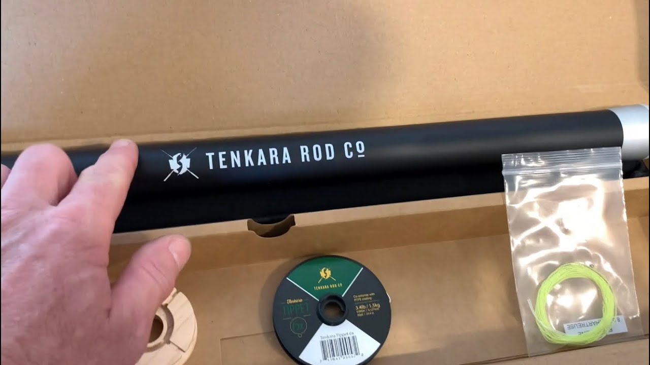 New Fishing Gear. Tenkara Fly Rod White Cloud.