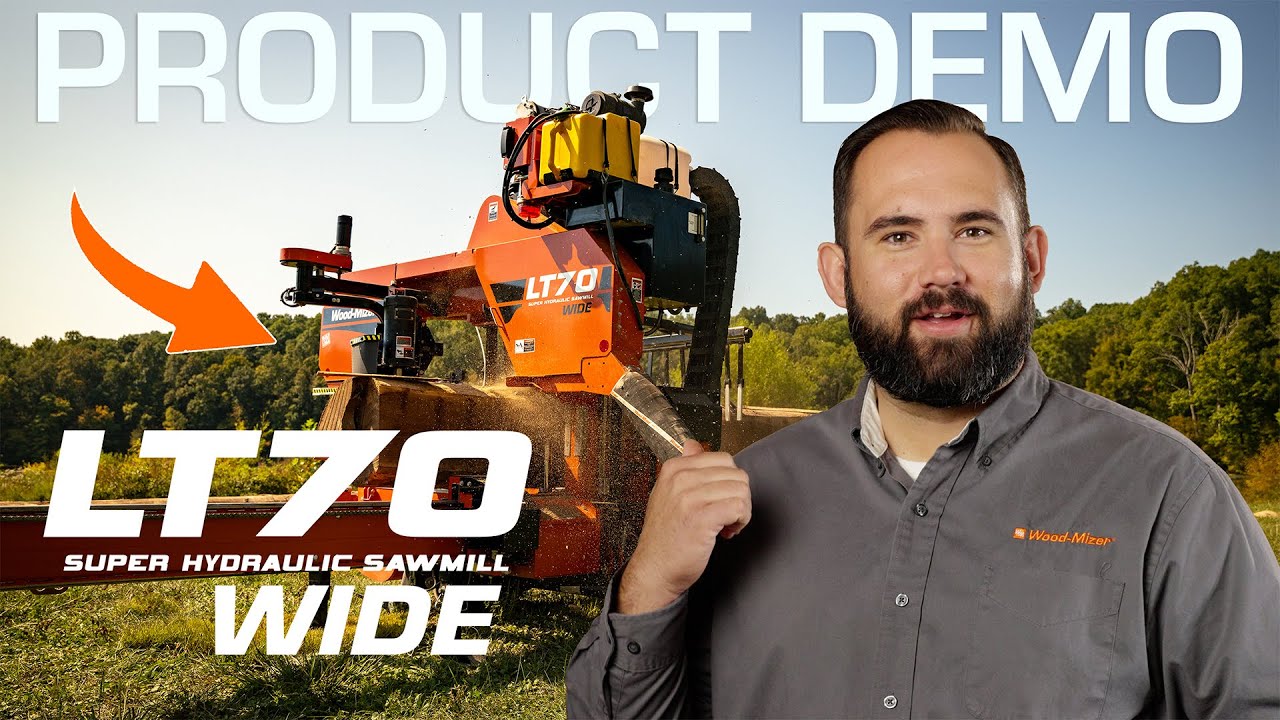 LT70 Super Hydraulic Portable Sawmill Demonstration | Wood-Mizer