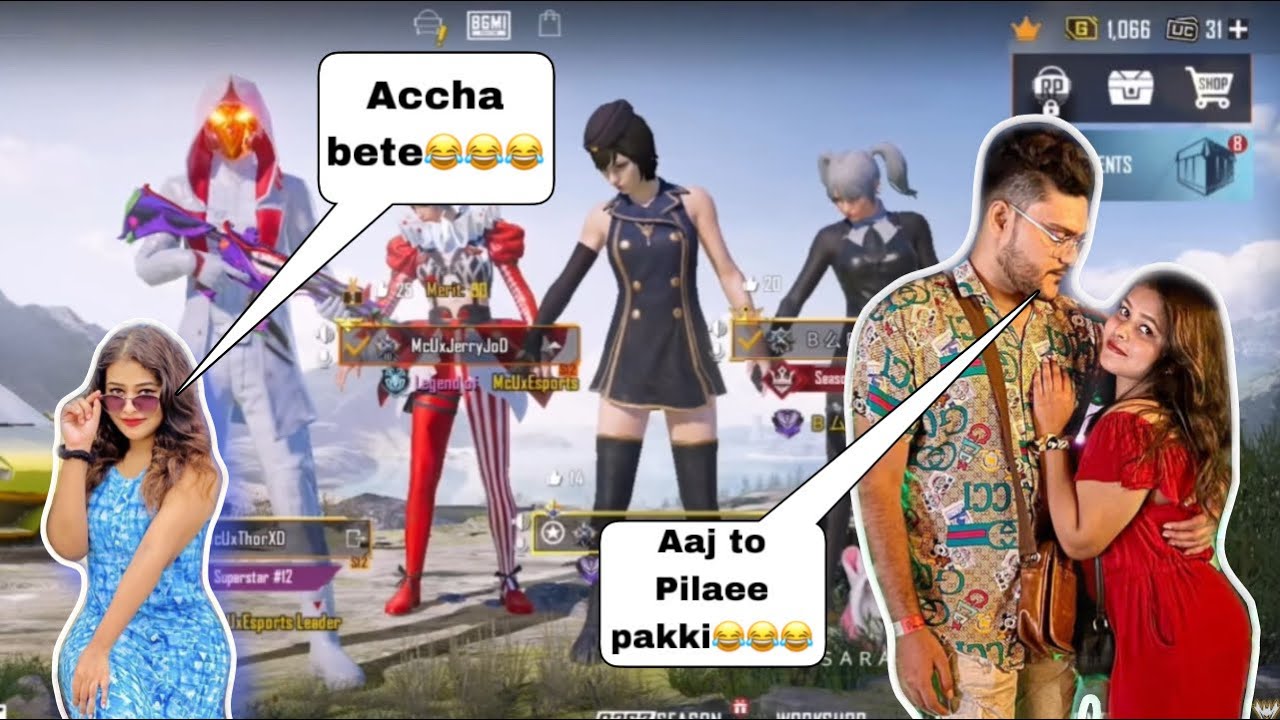 THOR GAMING GF @PiaaYT Challenge Thor Gaming😂for 1v2 TDM Battle😨1v2 TDM BATTLE WITH GIRL GAMER😳
