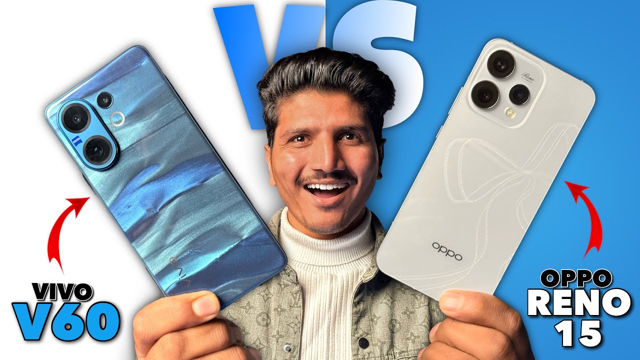 Oppo Reno 15 Vs Vivo V60 Full Comparison | Big Difference !