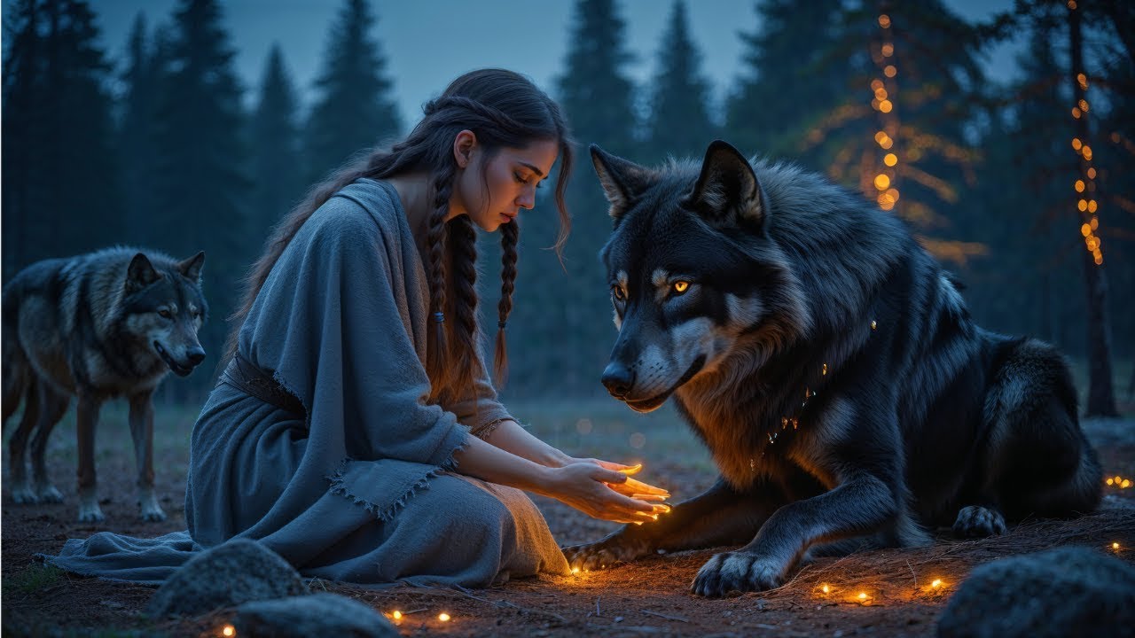 She Pulled Arrows From a Wounded Black Wolf — At Dawn, the Alpha King Claimed Her as His Mate