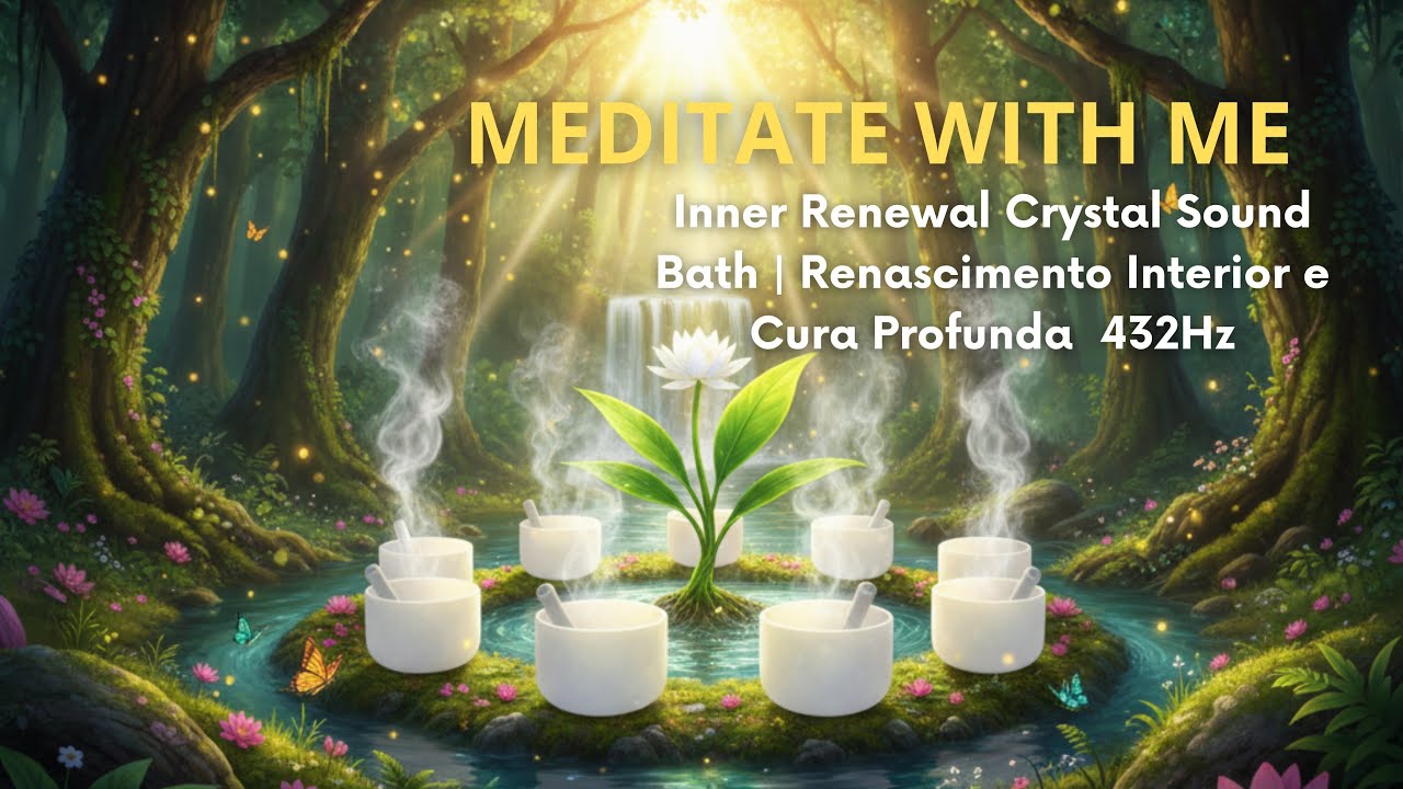 Inner Renewal Crystal Sound Bath | Renascimento Interior e Cura Profunda ✨ 432Hz