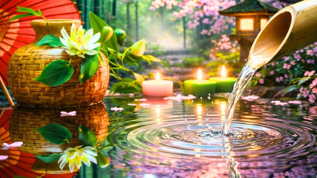 Deep Sleep Relaxation: Soft Piano and Water Sounds for Stress Relief & Meditation