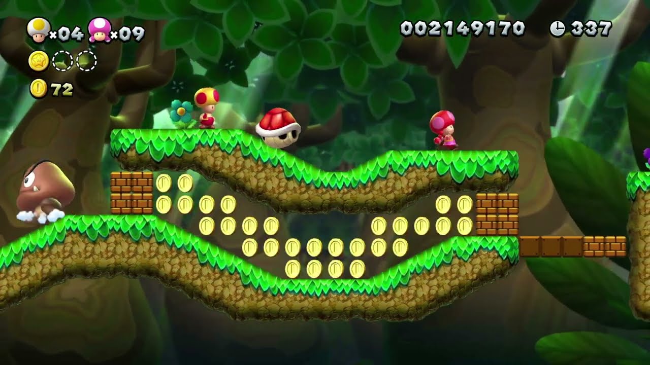 21 New Super Mario Bros U Deluxe - Una selva colosal