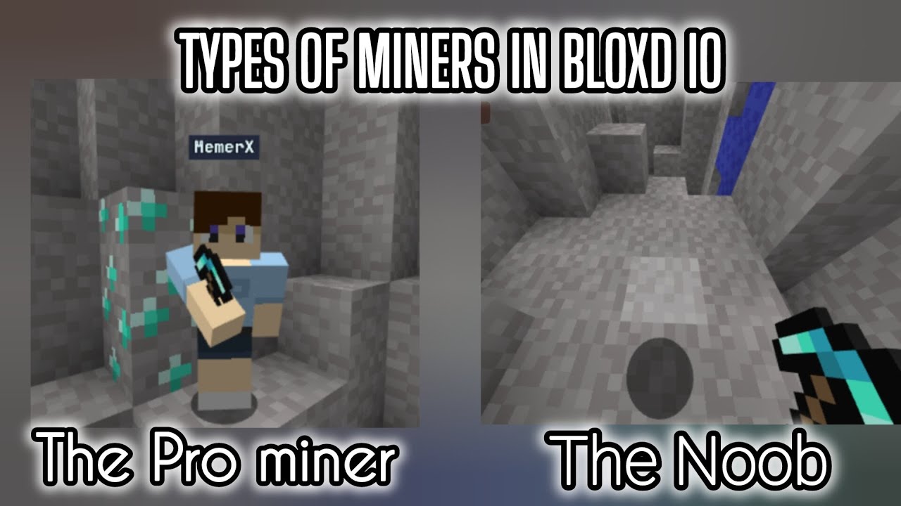 Types of miners in bloxd.io