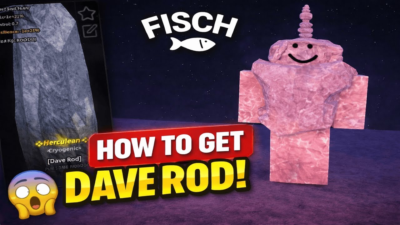 How To Complete Dave Rod Quest in Fisch | How To Get Dave Rod (Secret Item Guide) 