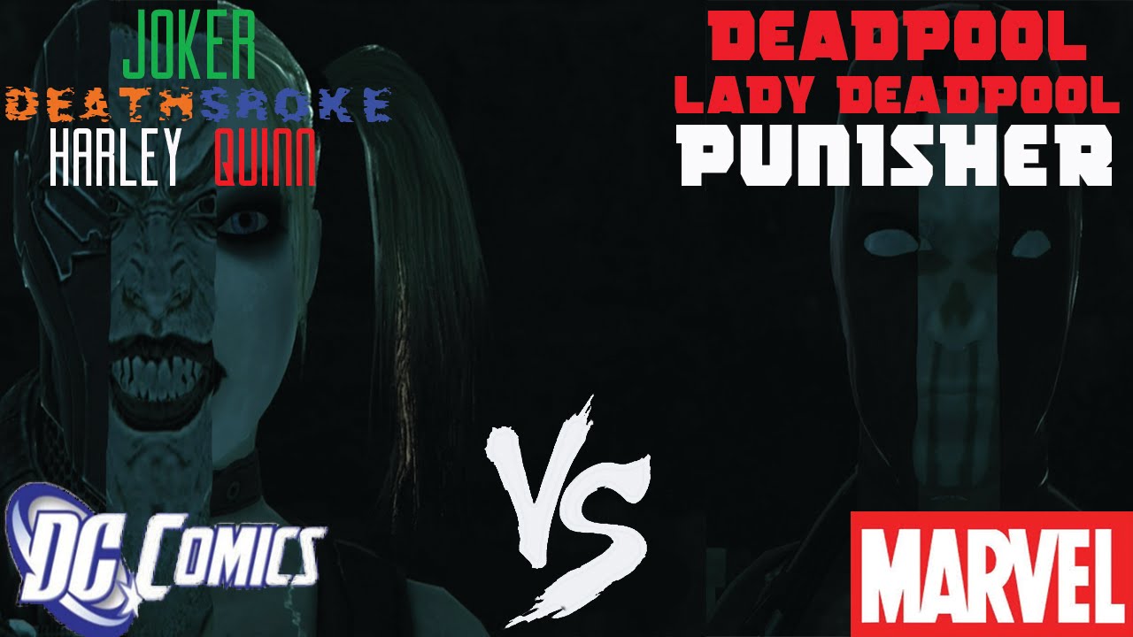 GTA IV:Marvel vs DC (Deadpool,Punisher,Lady Deadpool vs Deathstroke,Joker,Harley Quinn)