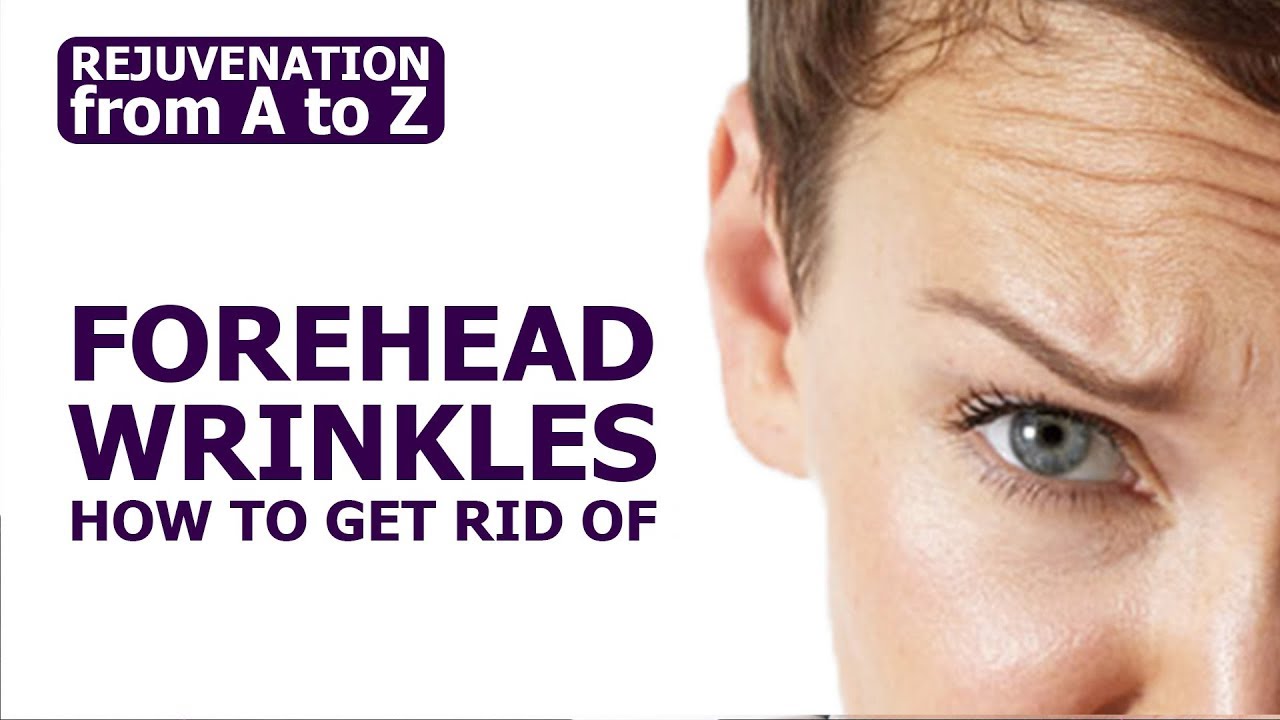 Getting rid of forehead wrinkles. Face Massage. Rejuvenation from A to Z