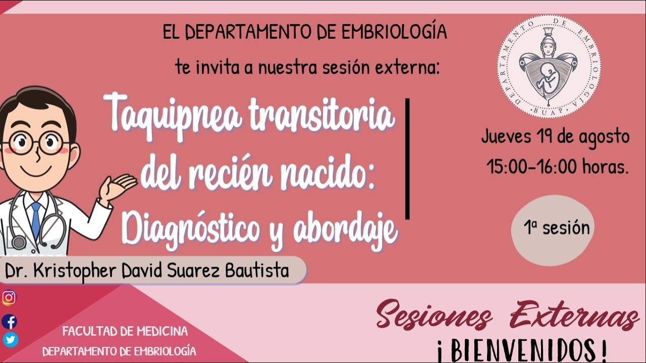 1° Sesión Externa. Taquipnea transitoria del recién nacido: Diagnóstico y abordaje